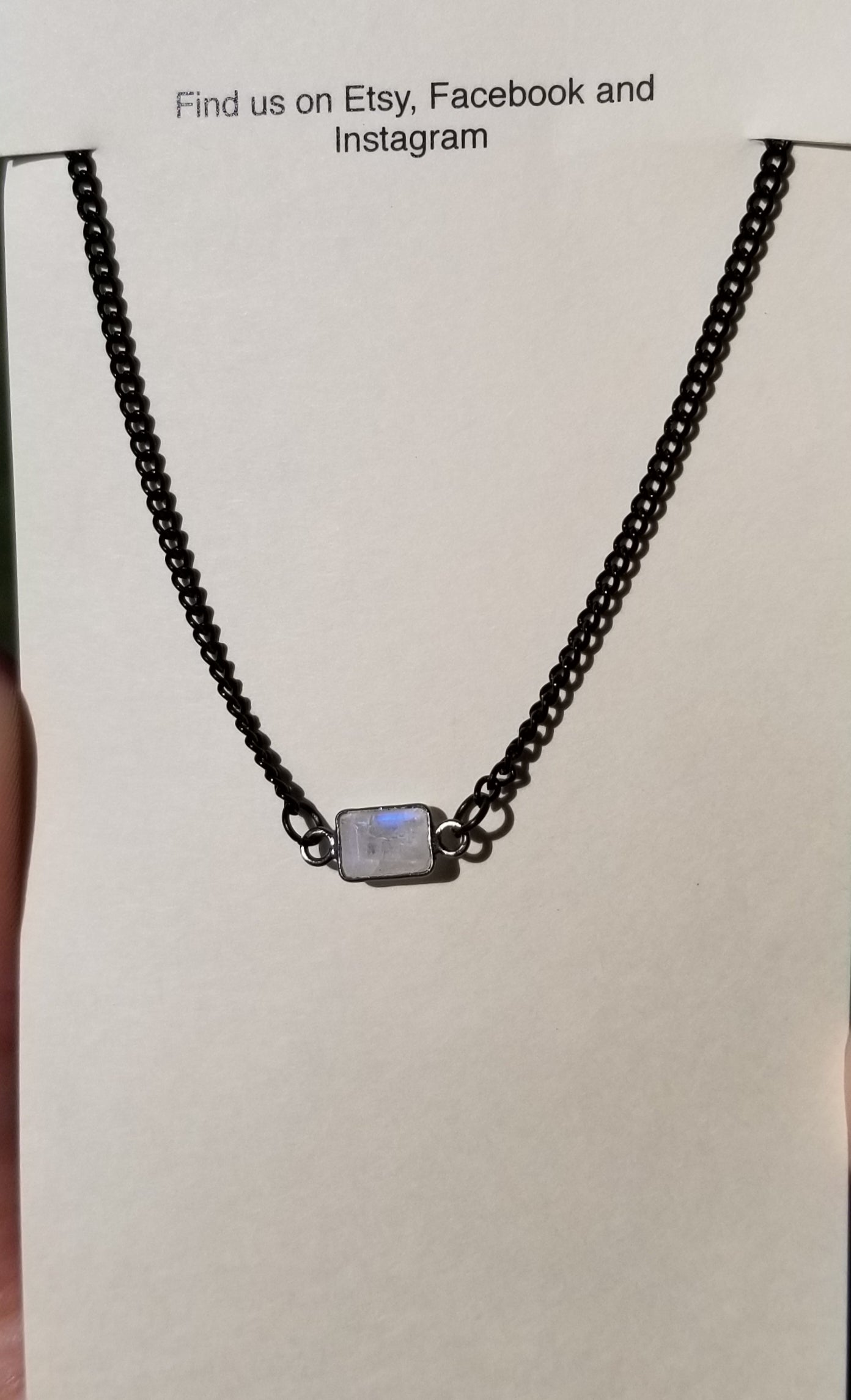 Moonstone Chip Bracelet