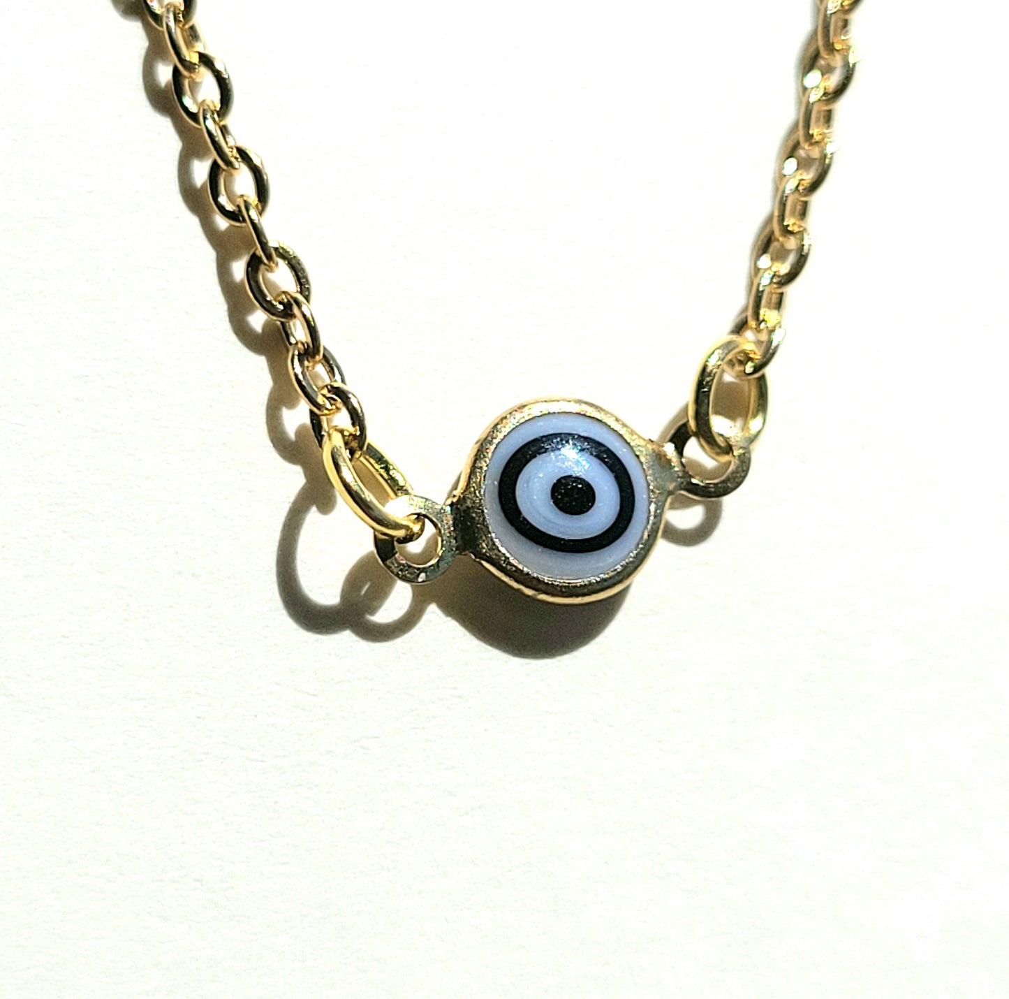 Mystic Eye Gold Chain Bracelet