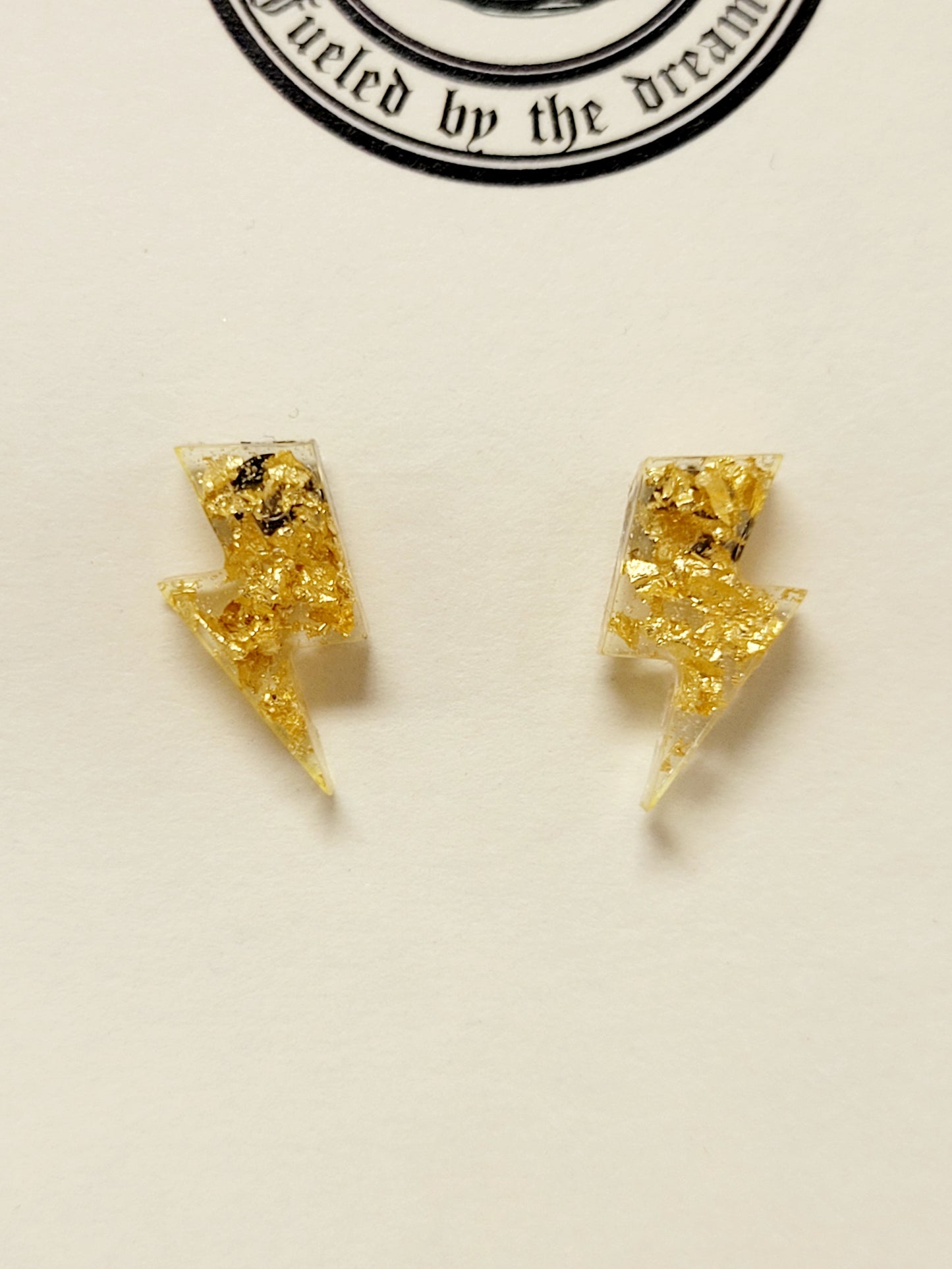 Lightening Bolt Stud Earrings