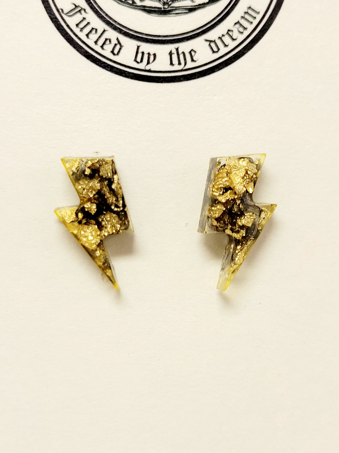 Lightening Bolt Stud Earrings