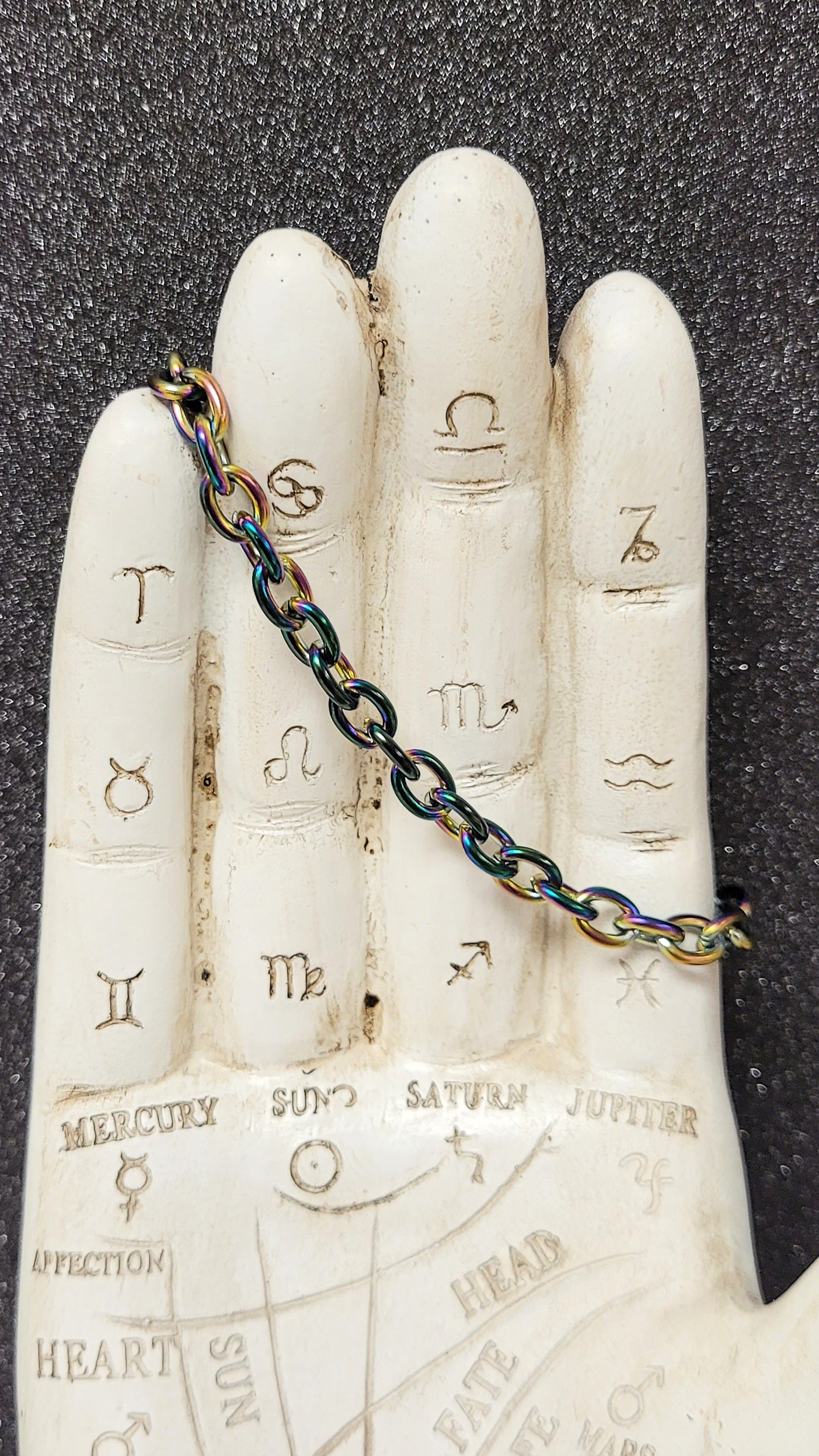 Rainbow Oil Slick Titanium Bracelet