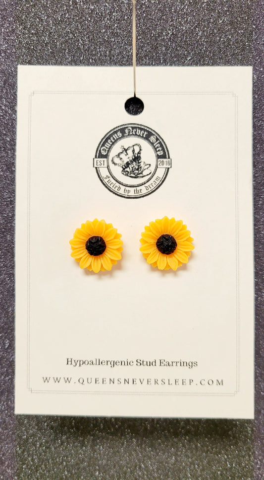 Sunflower Stud Earrings