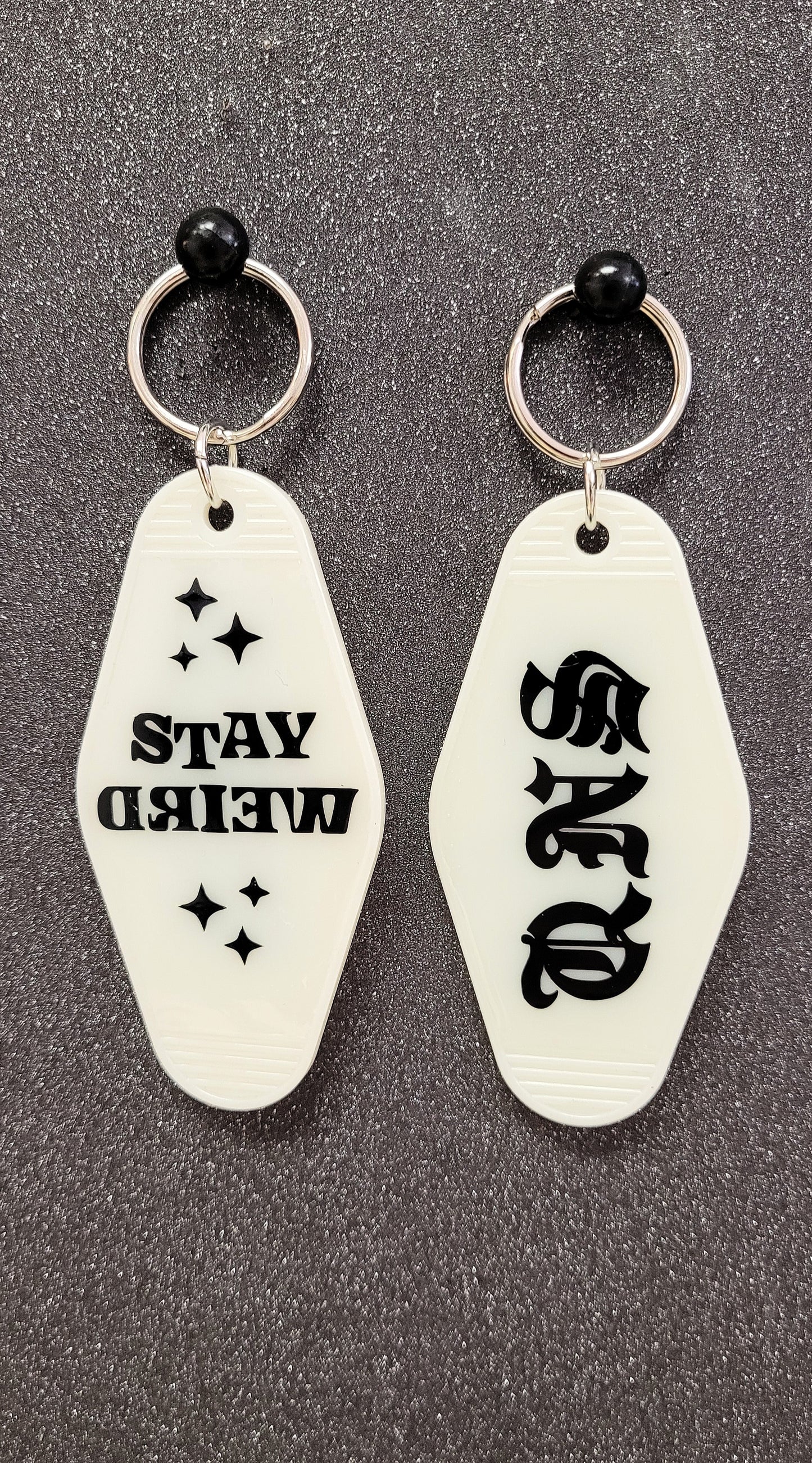 Glow In The Dark Motel Keychain