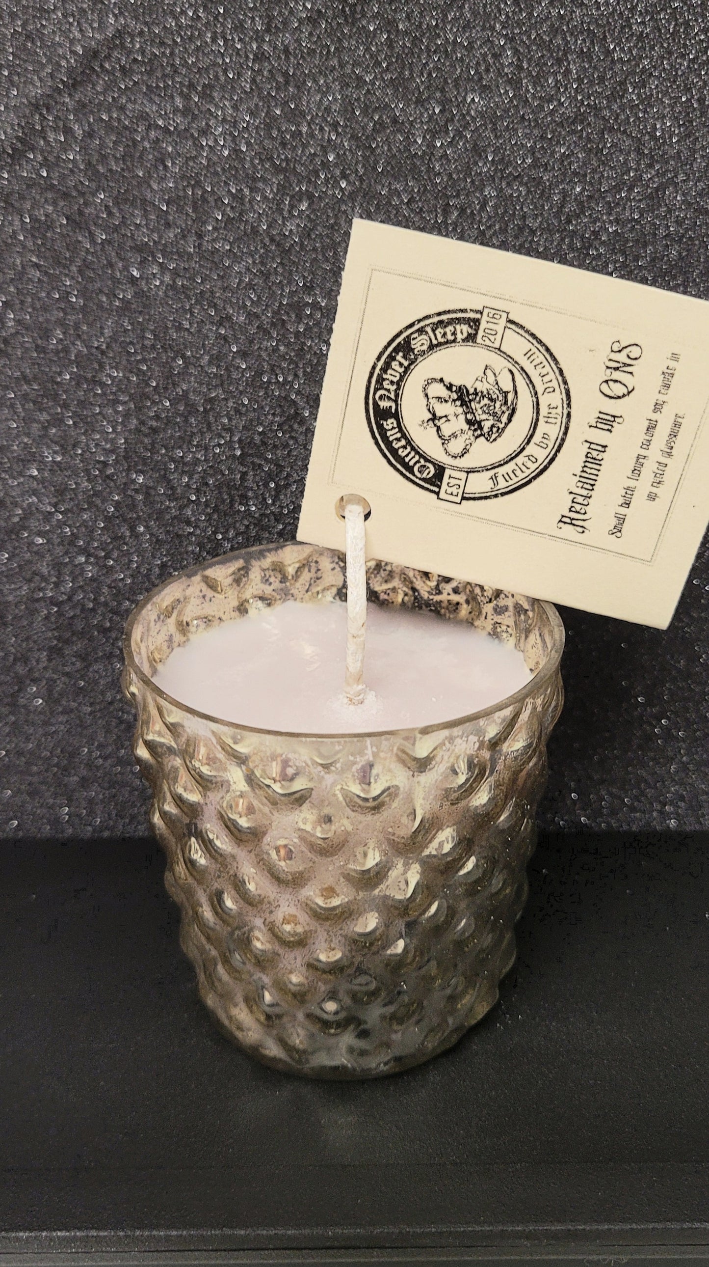 A Little Midnight Mayhem 8oz coconut soy candle
