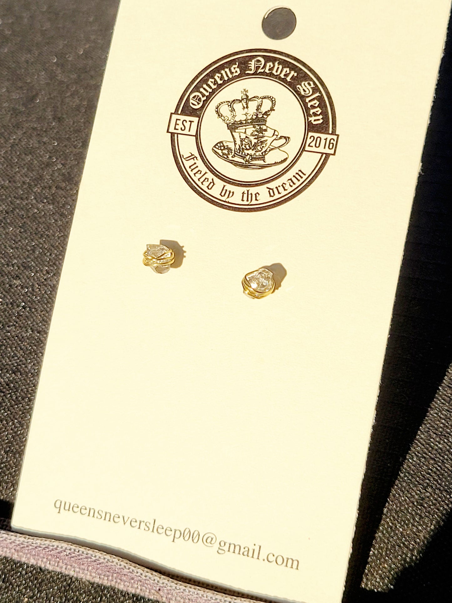 Herkimer Diamond Stud Earrings