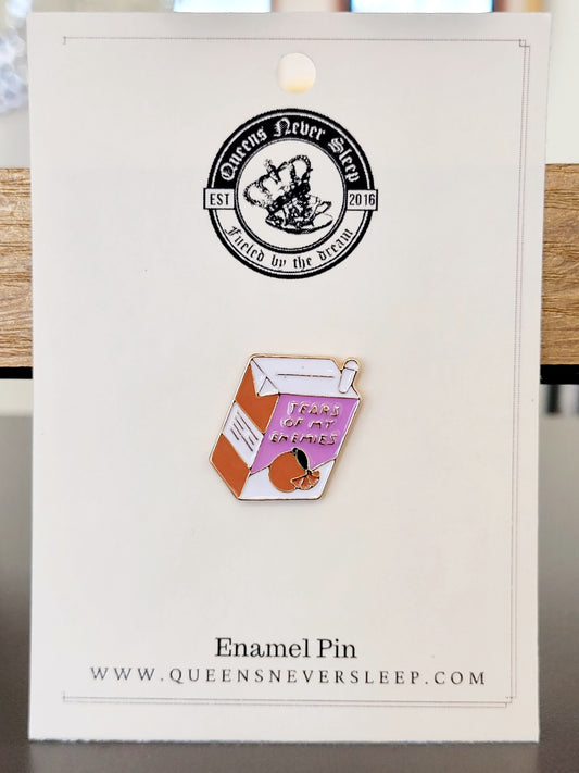 Tears Of My Enemies Juicebox Enamel Pin